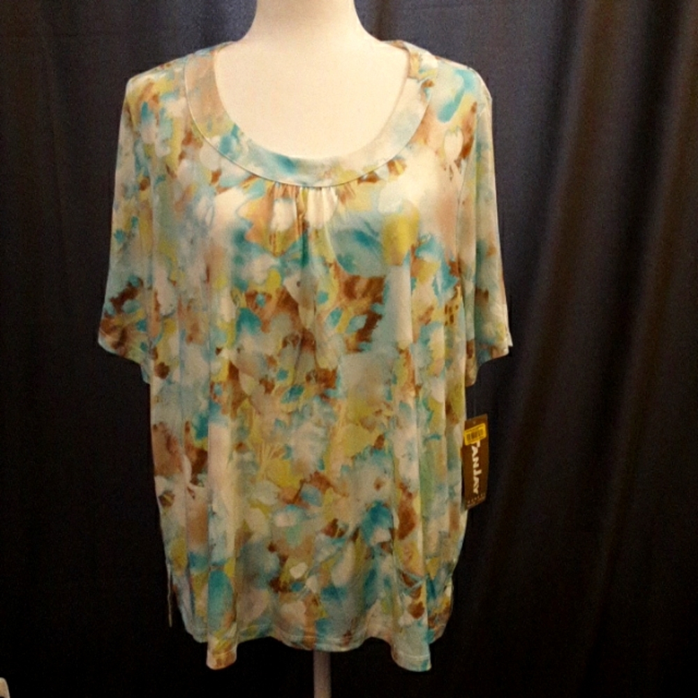 TanJay Tie Dye Look Tee